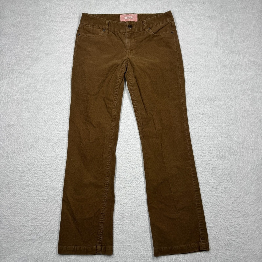J.Crew Bootcut Corduroy Pants Brown Women's Size 4 Short (31x30)